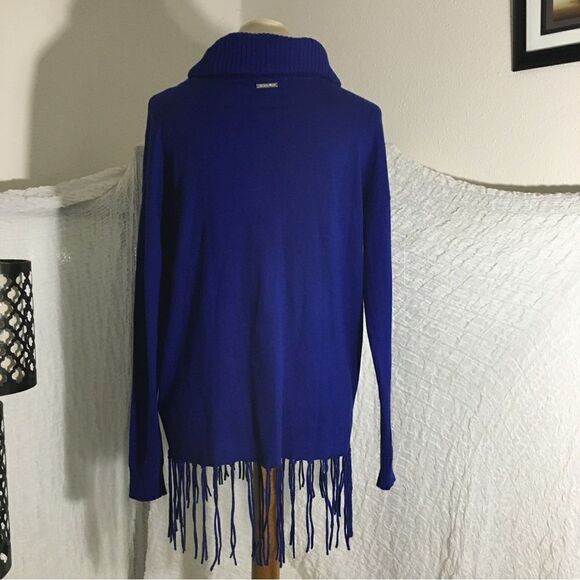 Michael Kors Royal Blue Fringed Sweater  XS - Picture 4 of 10